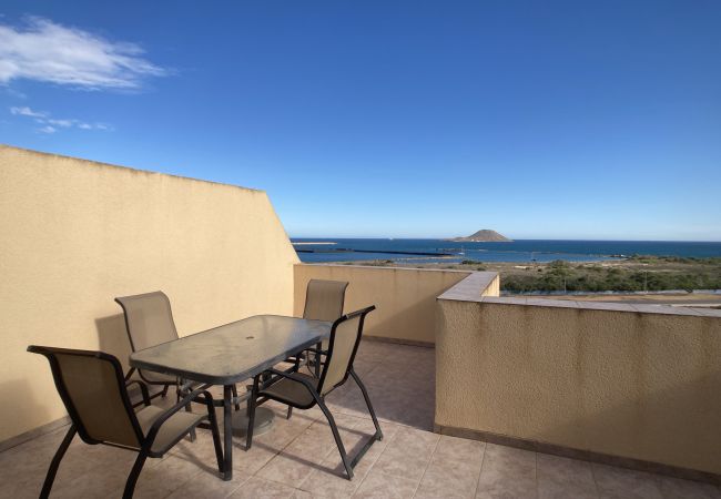 Apartamento en La Manga del Mar Menor - Precioso ático de 3 dormitorios con vistas en Tomás Maestre 