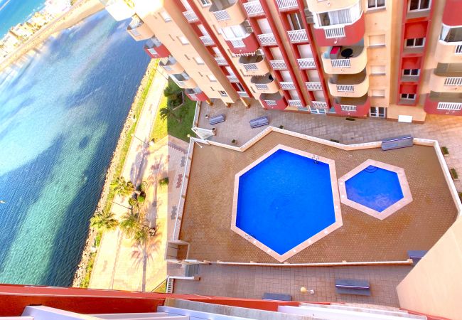 Apartamento en La Manga del Mar Menor - Ático de dos dormitorios con preciosas vistas del Mar Menor y Mediterráneo