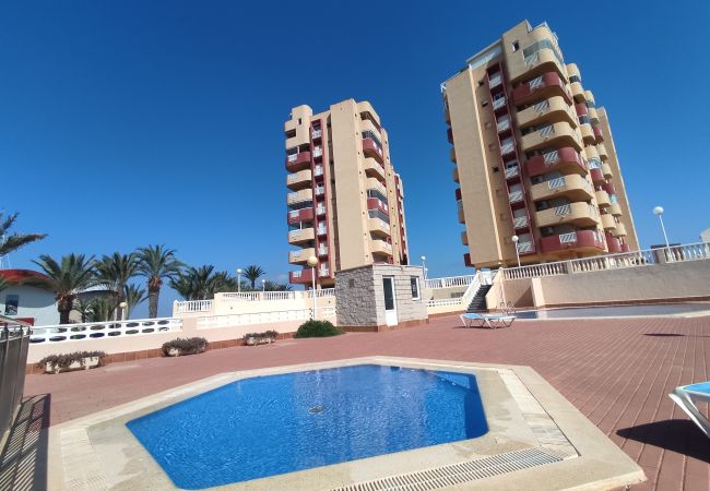 Apartamento en La Manga del Mar Menor - Ático de dos dormitorios con preciosas vistas del Mar Menor y Mediterráneo