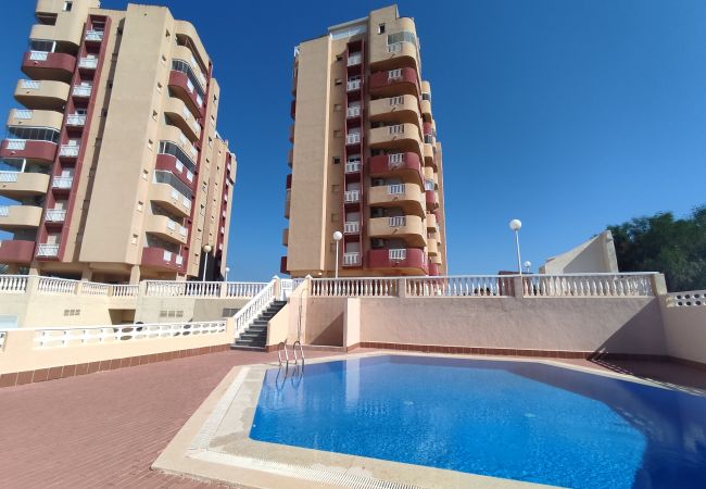 Apartamento en La Manga del Mar Menor - Ático de dos dormitorios con preciosas vistas del Mar Menor y Mediterráneo