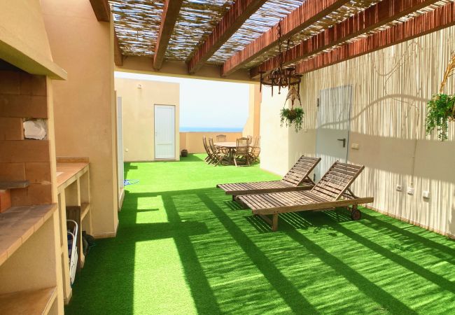 Apartamento en La Manga del Mar Menor - Ático de dos dormitorios con preciosas vistas del Mar Menor y Mediterráneo