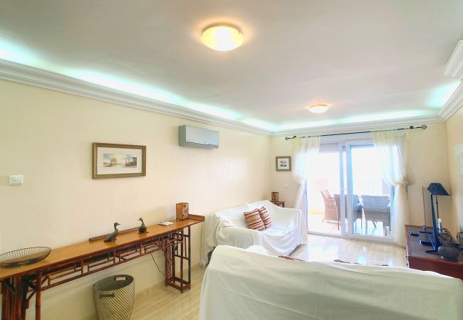 Apartamento en La Manga del Mar Menor - Ático de dos dormitorios con preciosas vistas del Mar Menor y Mediterráneo