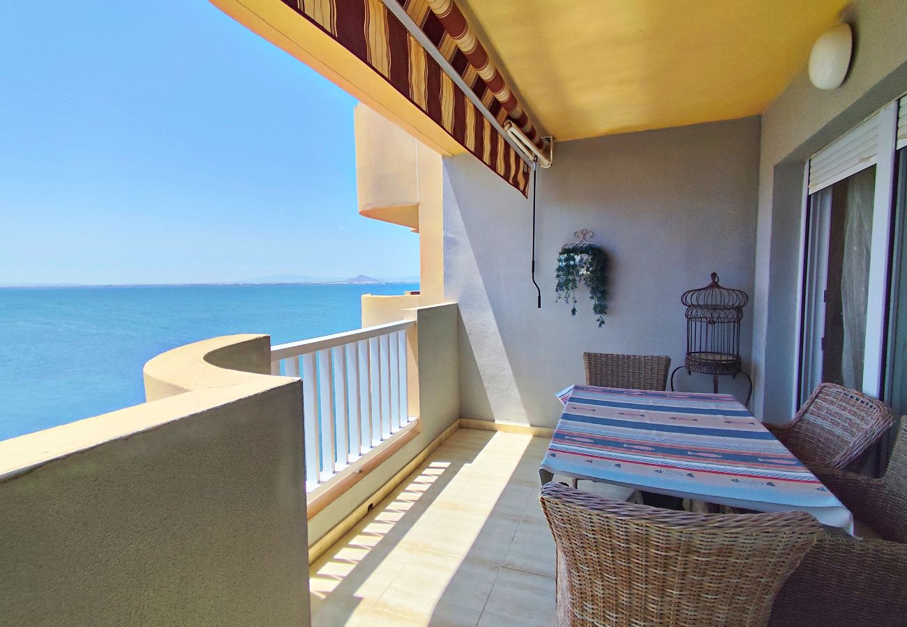 Apartamento en La Manga del Mar Menor - Ático de dos dormitorios con preciosas vistas del Mar Menor y Mediterráneo