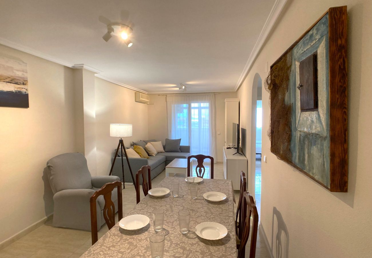 Apartment in La Manga del Mar Menor - 3-bedroom with pool and paddle court frontline to the Mediterranean Sea Apartment in La Manga del Mar Menor - 3-bedroom with pool and paddle court frontline to the Mediterranean Sea