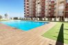 Apartment in La Manga del Mar Menor - 3-bedroom with pool and paddle court frontline to the Mediterranean Sea