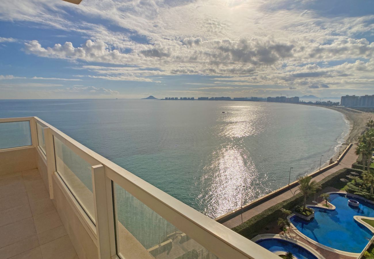 Apartment in La Manga del Mar Menor - Stunning apartment with huge terrace front line to the Mediterránean